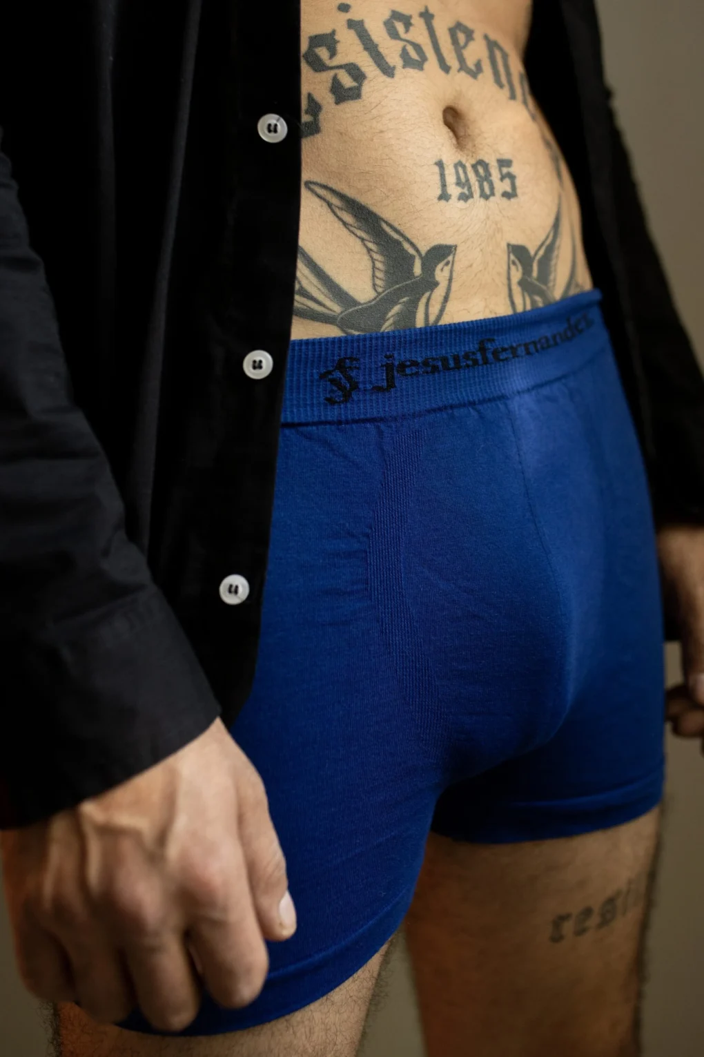 Boxer de hombre azul Francia - Imagen 4