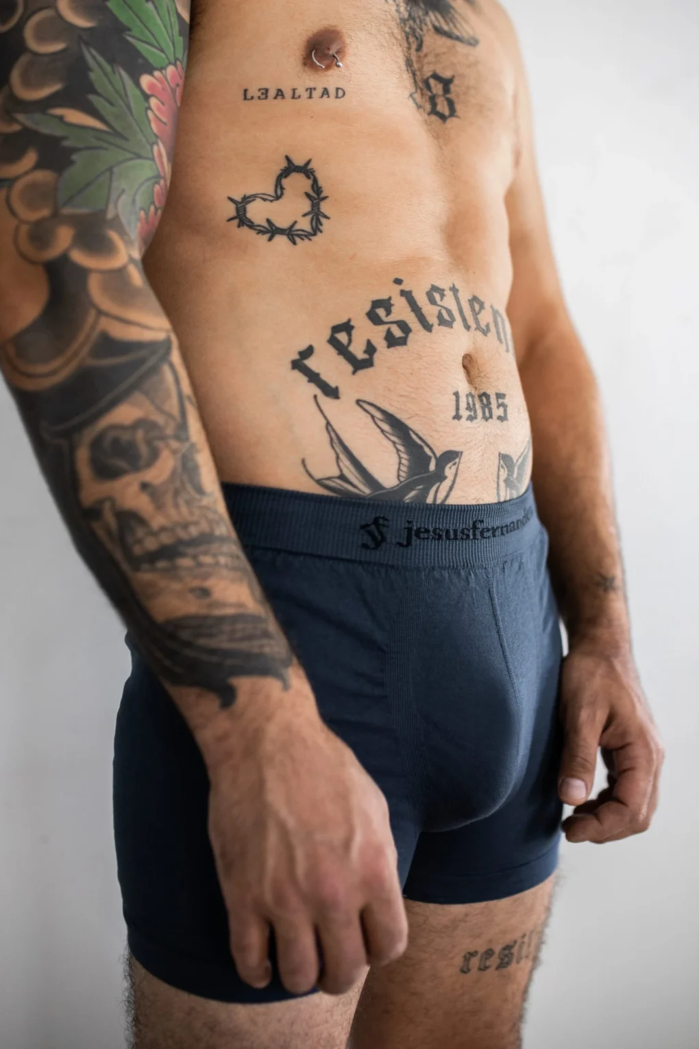Boxer de hombre color gris piedra