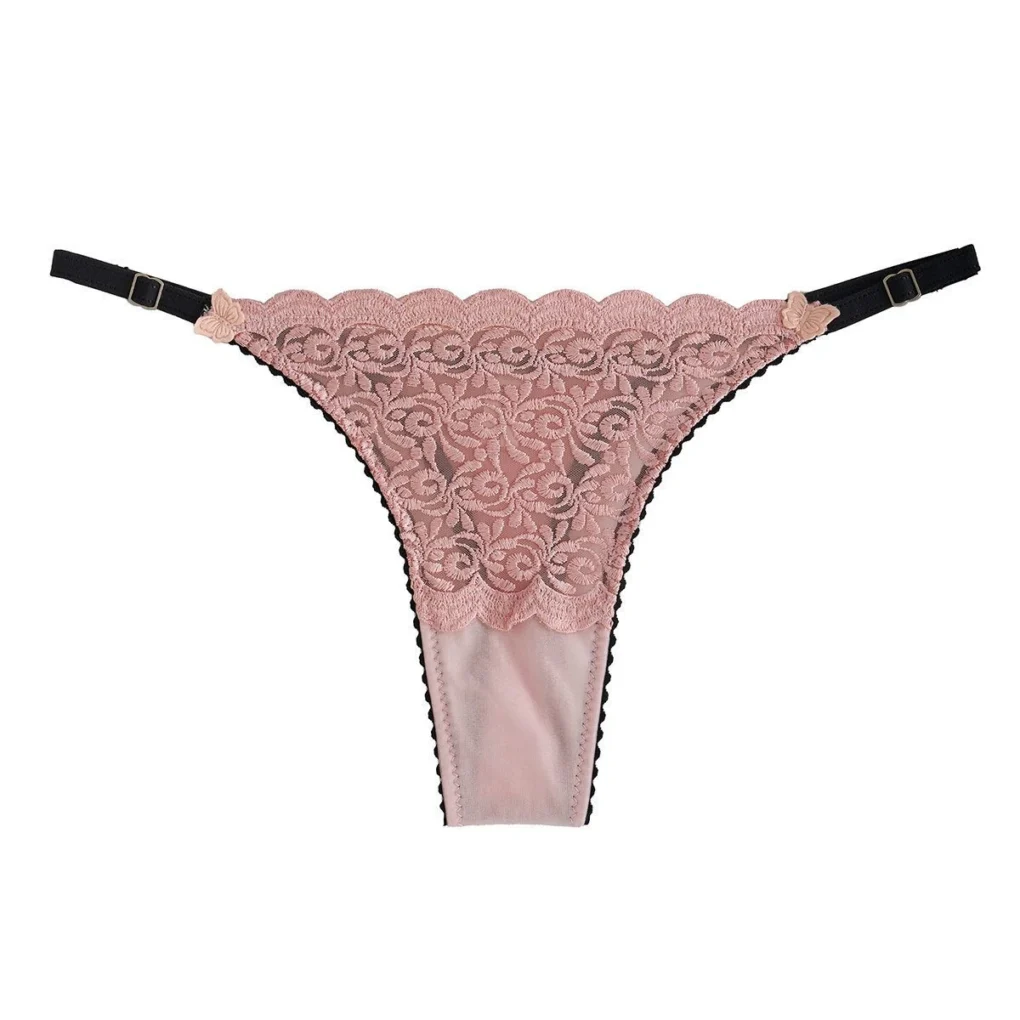 Microbikini realizada en tul bordado. BORMIC40