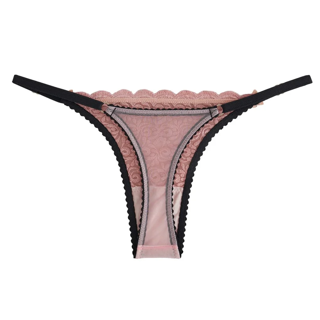 Microbikini realizada en tul bordado. BORMIC40 - Imagen 2