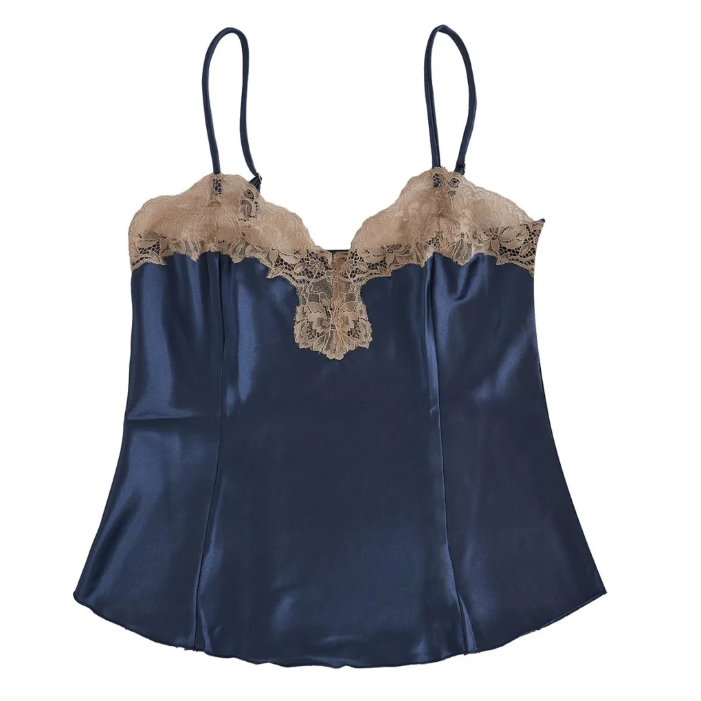 Musculosa satén y puntilla - JFMUSC12