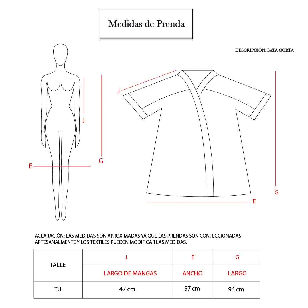 Bata corta - BATCOR02A - Imagen 4