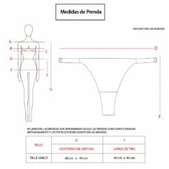 Alternative view of Microbikini navideña- NAVMIC05A