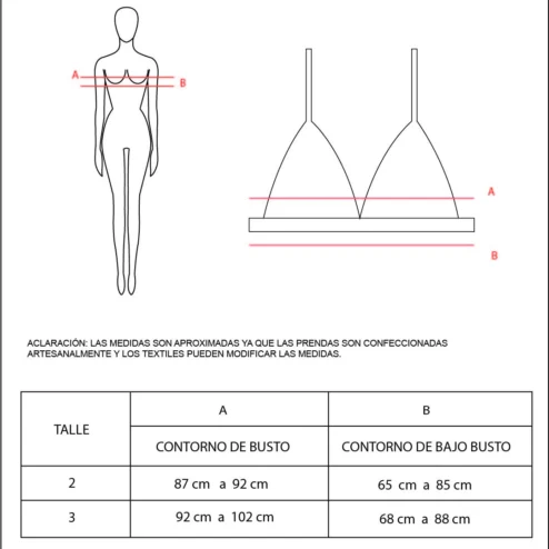 Alternative view of Corpiño sin arco - 305MAR74A