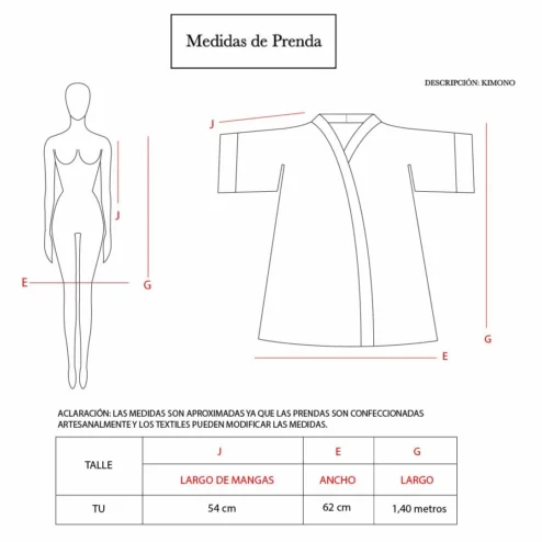 Alternative view of Bata kimono - SLEKIM02A