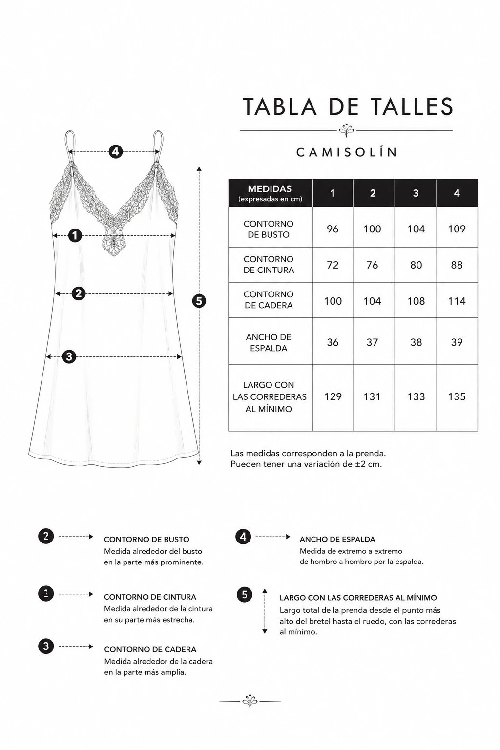 Camisolin largo - SLECML04A - Imagen 2